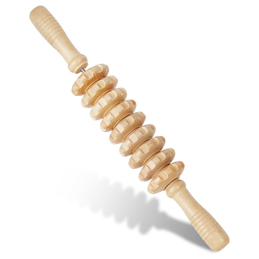 Manual Wooden Fascia Massage Roller