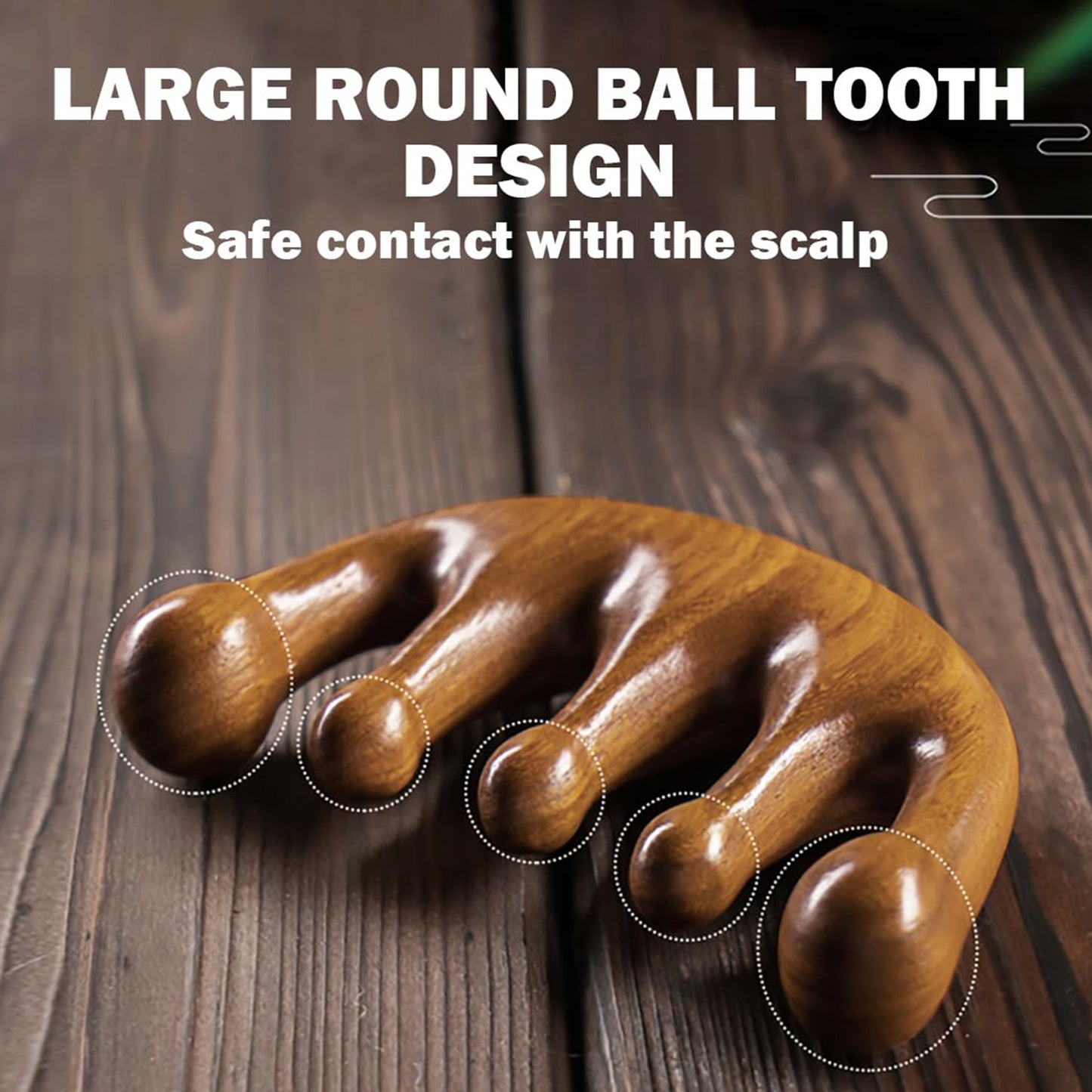 Wooden Scalp Massager