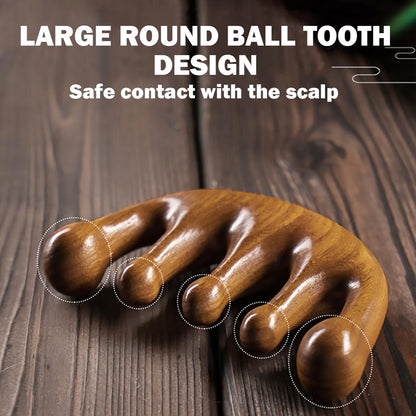 Wooden Scalp Massager